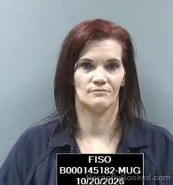 Mugshot of Tara Leenea Slocum booked in Finney County, Kansas on October 20, 2026