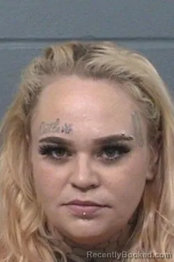 Mugshot of SHASTA NICOLE BYNUM booked in Geary County, Kansas on April 2, 2026