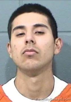 Mugshot of ANGELO NATHANAEL GARCIA booked in Geary County, Kansas on April 4, 2026