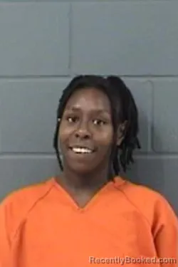 Mugshot of KYRIANNA LASHE JOHNSON booked in Geary County, Kansas on April 5, 2026