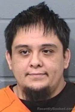 Mugshot of GUSTAVO ALFREDO ALMAGUER booked in Geary County, Kansas on May 1, 2026