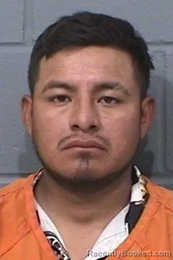 Mugshot of ROGELIO REYES FELICIANO booked in Geary County, Kansas on May 10, 2026