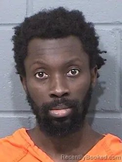 Mugshot of FRANCIS ADOMAKO FRIMPONG booked in Geary County, Kansas on May 17, 2026