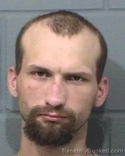 Mugshot of MATTHEW STANLEY BURDINE booked in Geary County, Kansas on May 21, 2026