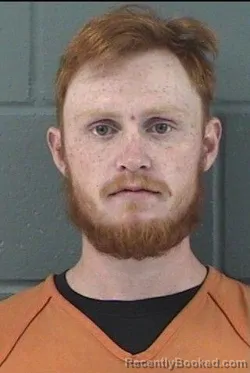 Mugshot of KADEN PAUL CAPLINGER booked in Geary County, Kansas on June 28, 2026