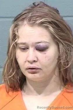 Mugshot of GABRIELLE BREANNE BALLENGER booked in Geary County, Kansas on July 9, 2026
