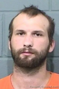 Mugshot of Matthew Stanley Burdine booked in Geary County, Kansas on August 17, 2026