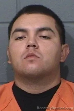 Mugshot of Octavio Ortega booked in Geary County, Kansas on August 29, 2026