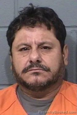 Mugshot of Manuel Norberto Loya Flores booked in Geary County, Kansas on August 30, 2026