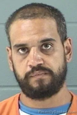 Mugshot of Justin Alan Brown booked in Geary County, Kansas on September 3, 2026