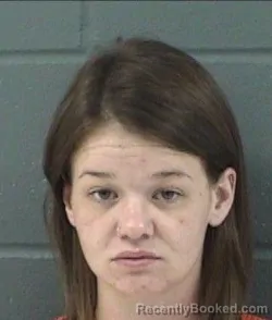 Mugshot of Cheyenne Marie Sacher booked in Geary County, Kansas on September 6, 2026