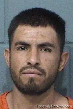 Mugshot of Luis Antonio Castillo Hernandez booked in Geary County, Kansas on September 9, 2026