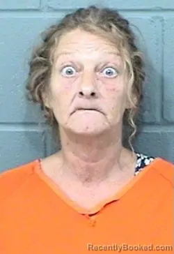 Mugshot of Kaylene Denise Sheffield booked in Geary County, Kansas on October 3, 2026
