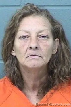Mugshot of Kaylene Denise Sheffield booked in Geary County, Kansas on October 5, 2026