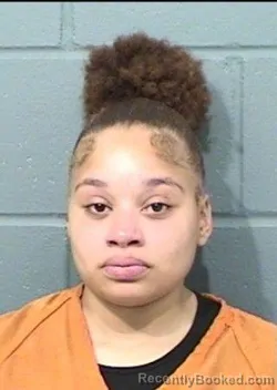 Mugshot of Teonne Lynn Brown booked in Geary County, Kansas on October 26, 2026