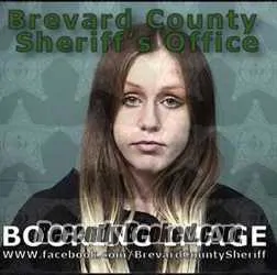 Booking photo from Brevard County, Florida