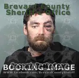 Booking photo from Brevard County, Florida