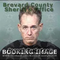 Booking photo from Brevard County, Florida