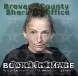 Booking photo from Brevard County, Florida