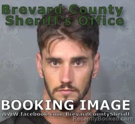Mugshot of JEREMY JAMES GUNKLE booked in Brevard County, Florida on July 3, 2026