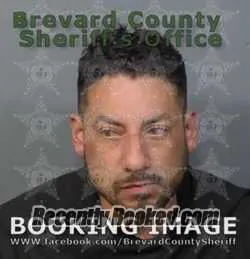 Booking photo from Brevard County, Florida
