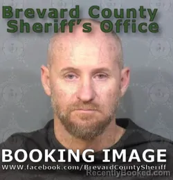 Booking photo from Brevard County, Florida