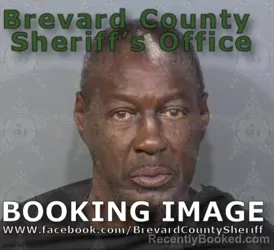 Booking photo from Brevard County, Florida