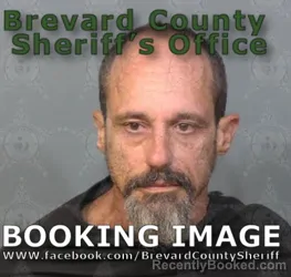 Booking photo from Brevard County, Florida