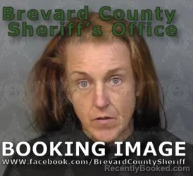 Booking photo from Brevard County, Florida
