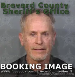 Booking photo from Brevard County, Florida