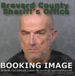 Booking photo from Brevard County, Florida