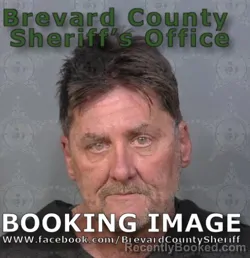 Booking photo from Brevard County, Florida