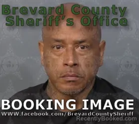 Booking photo from Brevard County, Florida