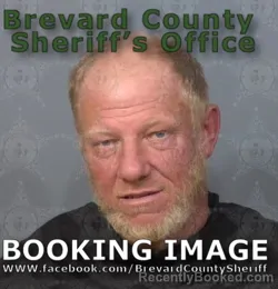 Mugshot of BRIAN SCOTT SPENCE booked in Brevard County, Florida on April 18, 2026