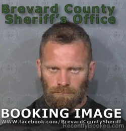 Mugshot of Ronald Aaron Hess booked in Brevard County, Florida on April 18, 2026