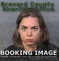 Mugshot of CYNTHIA LEE PETERSON booked in Brevard County, Florida on April 18, 2026