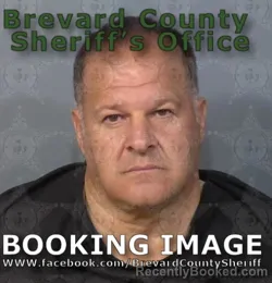 Mugshot of CHARLES JOHN ZERVAS booked in Brevard County, Florida on April 18, 2026