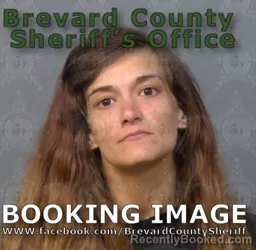 Mugshot of SABRINA MARIE WALKER MEDINA booked in Brevard County, Florida on April 18, 2026