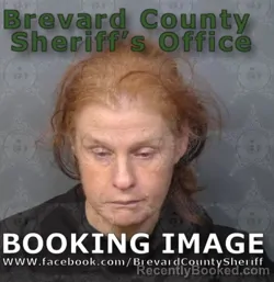 Mugshot of JENNIFER KAREN MELLEN booked in Brevard County, Florida on April 19, 2026