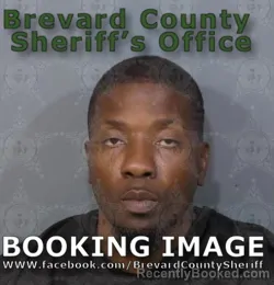 Mugshot of MARCUS ANTANIO SESSIONS booked in Brevard County, Florida on April 19, 2026