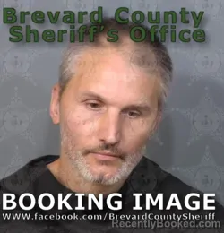 Mugshot of Daniel Jason Bullins booked in Brevard County, Florida on April 19, 2026