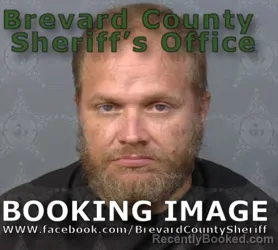 Mugshot of Richard William Toler booked in Brevard County, Florida on April 19, 2026