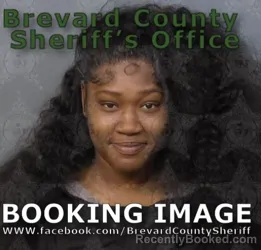 Mugshot of QUANTERIA TIARA ROBERSON booked in Brevard County, Florida on April 19, 2026