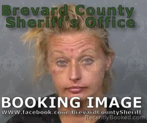 Mugshot of April Marie Jones booked in Brevard County, Florida on April 19, 2026