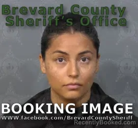 Mugshot of XIMENA SARAI QUIJADA ORELLANA booked in Brevard County, Florida on April 20, 2026