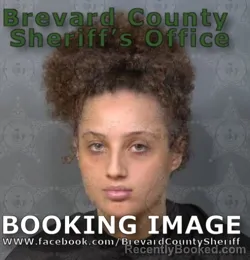 Mugshot of ANGELINA LORAE BRADY booked in Brevard County, Florida on April 20, 2026