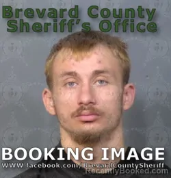Mugshot of AUSTIN JOSEPH STINSON booked in Brevard County, Florida on April 20, 2026