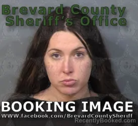 Mugshot of KAILEY MAE LETTS booked in Brevard County, Florida on April 20, 2026