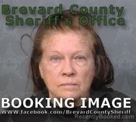 Mugshot of SUSAN BRIDGET BESTON booked in Brevard County, Florida on April 20, 2026