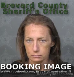 Mugshot of AMANDA LYNN SPENCE booked in Brevard County, Florida on April 21, 2026